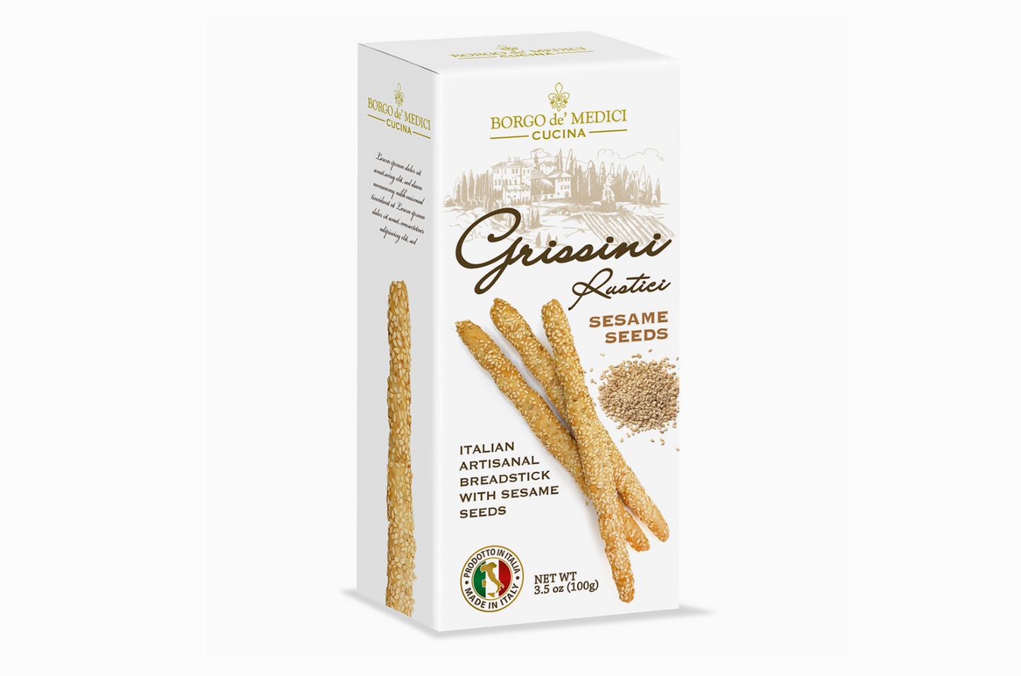 Grissini Breadsticks w/ sesame seeds