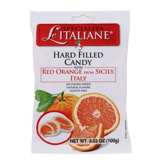 Scillian Red Orange Hard Candy